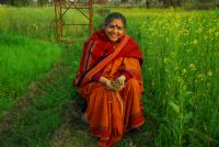 Vandana Shiva, photo from Navdanya
