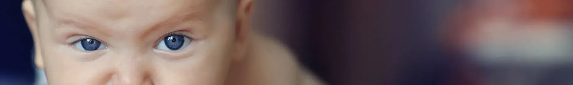 Image: baby looking grumpy. Topic: Carter's: End Toxic Textiles in Children's Clothing