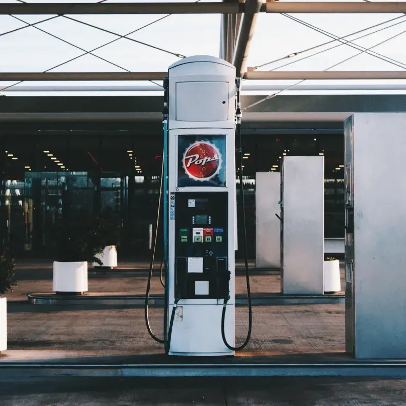 Image: gas pump. Topic: The Benefits of Biodiesel