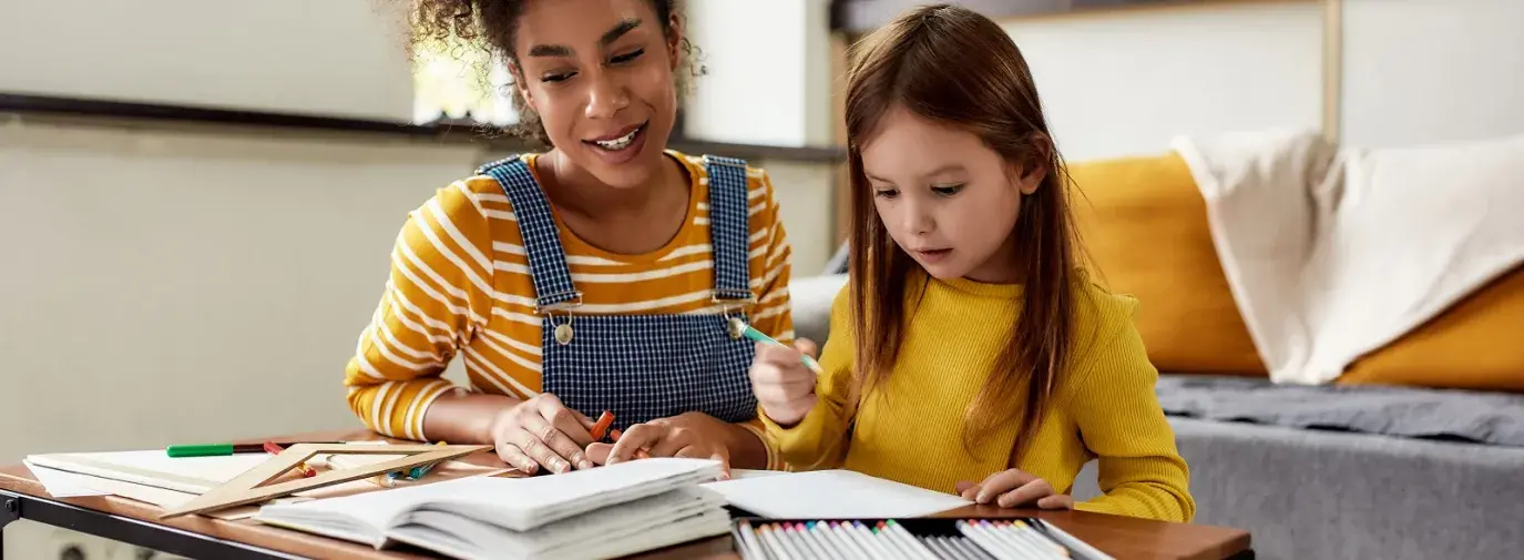 girl and nanny shutterstock